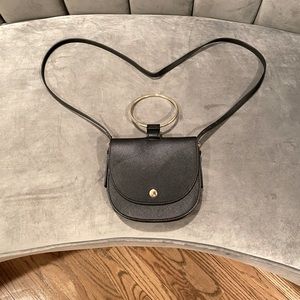 Black Two-way Crossbody bag
